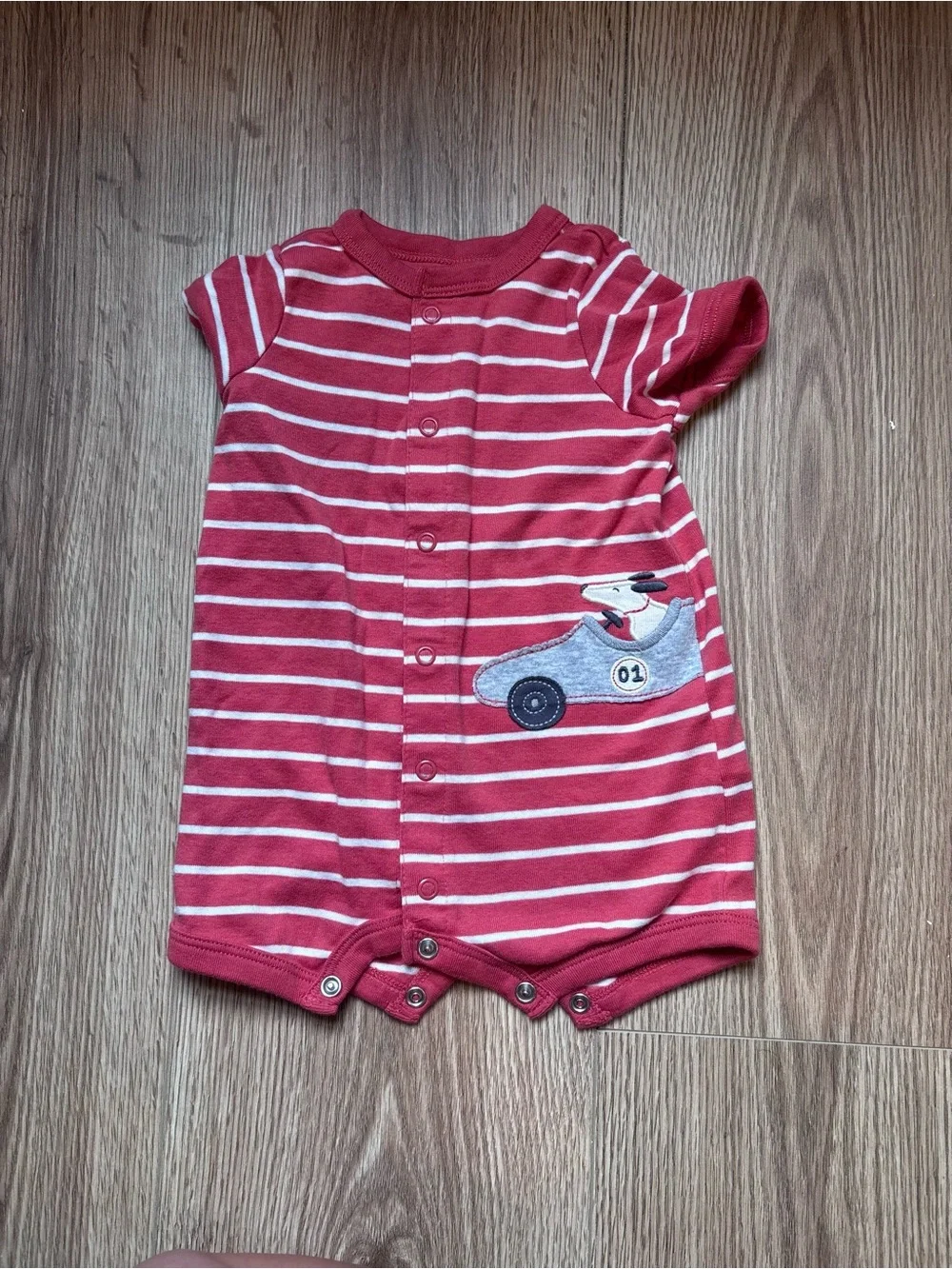 3 outfits! Size 0-3 baseball, stripes, “happy cool kind” so cute!